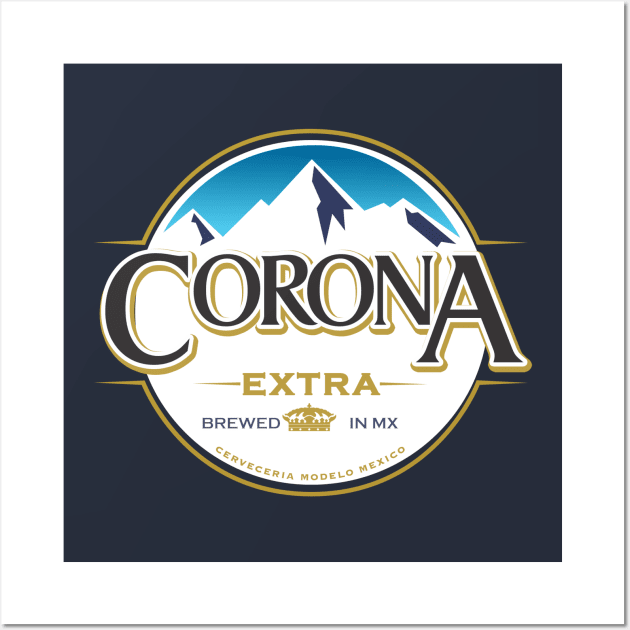 Corona Beer Wall Art by minimal_animal